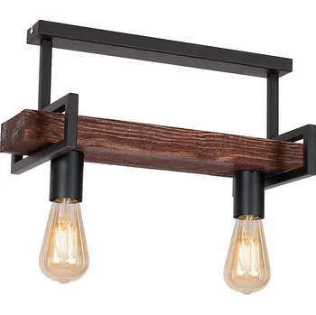 Lustr na tyči HARD 2xE27/60W/230V