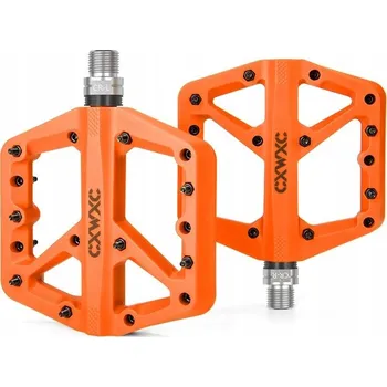 Pedál na kolo Platformové pedály CXWXC CX-P106 Orange oranžové