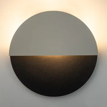 Nástěnné svítidlo LED Nástěnné svítidlo LUNA LED/7W/230V pr. 36 cm černá/béžová