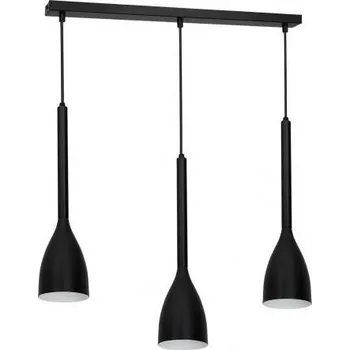 Lustr na lanku ISTAPPAR 3xE27/60W/230V černá