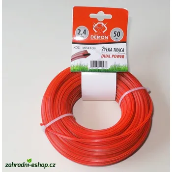 Struna do křovinořezu 50m, 2,4mm - čtvercová