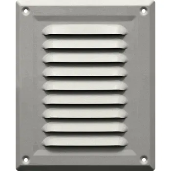 Větrací mřížka Ventilační mřížka Ventilační Kominové Mřížky stříbrná