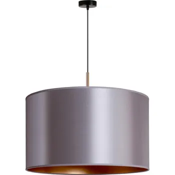 Duolla - Lustr na lanku CANNES 1xE27/15W/230V pr. 50 cm stříbrná/měděná