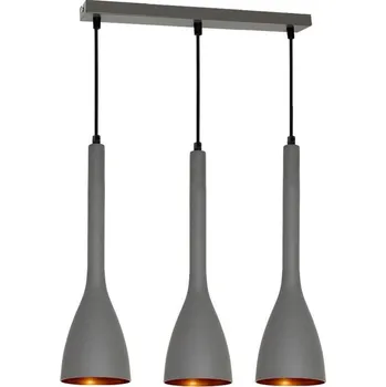 Lustr na lanku ALUMI 3xE27/60W/230V