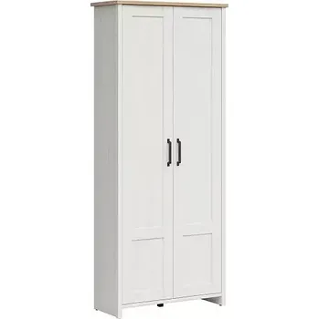 Předsíňová stěna Loksa skříň SZF2D/85, borovice bílá anderson - SLEVA 3% s kodem radost25