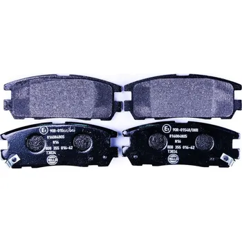 Brzdová destička Sada brzdových destiček, kotoučová brzda HELLA 8DB 355 016-621