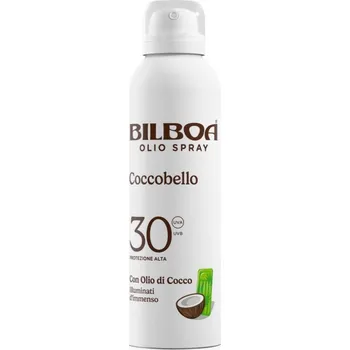 Přípravek na opalování Bilboa Coccobello opalovací sprej s kokosovým olejem SPF 30 150 ml