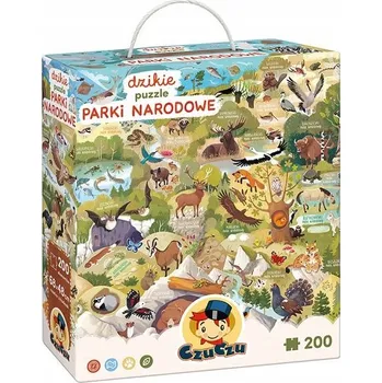 Puzzle CzuCzu Puzzle 200 dílků Divoké puzzle Národní parky