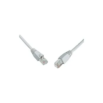 Síťový kabel SOLARIX patch kabel CAT5E SFTP PVC 0,5m šedý snag proof