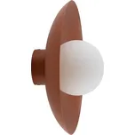 Nástěnné svítidlo SLATE 1xG9/8W/230V pr. 28 cm cihlová