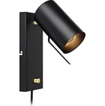 Markslöjd 106587 - Stmívatelné nástěnné svítidlo CARRIE 1xGU10/35W/230V černá