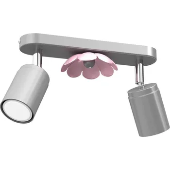 Bodové svítidlo Bodové svítidlo FLOWER 2xGU10/8W/230V matný chrom