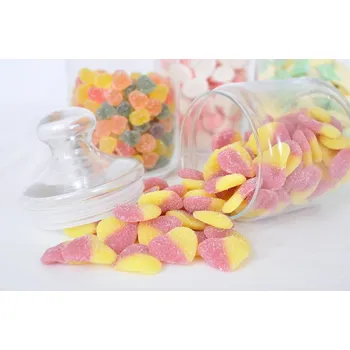 Cukrovinka Pedro Želé broskvová srdíčka v kyselém posypu 1Kg