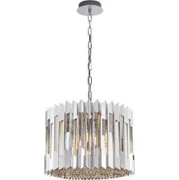 Křišťálový lustr na řetězu RITZ 7xE14/40W/230V chrom