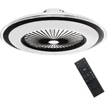 Brilagi - LED Stmívatelné svítidlo s ventilátorem RONDA LED/48W/230V černá + DO