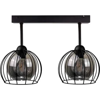 Přisazený lustr SOLO BLACK 2xE27/60W/230V