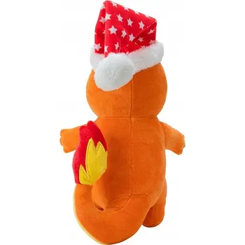 plyšák Pokémon 20 cm zimní plyšák Charmander s vánoční čepicí Pokemon