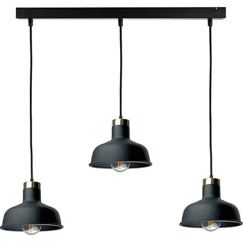 Lustr na lanku HEBE 3xE27/60W/230V černá
