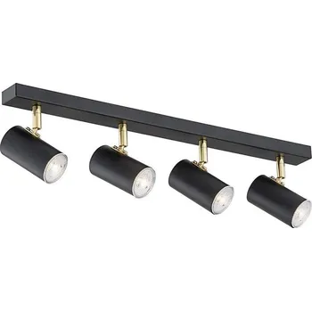 Bodové svítidlo Argon 1690 - Bodové svítidlo LAGOS 4xGU10/5W/230V černá/mosaz