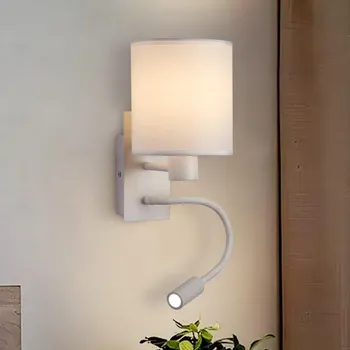 Nástěnné svítidlo Brilagi - LED Flexibilní nástěnná lampa NUBILA 1xE27/25W/230V + LED/3W bílá