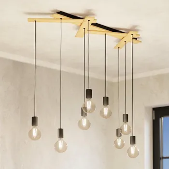 Eglo 43641 - Lustr na lanku MONMOUNT 9xE27/40W/230V