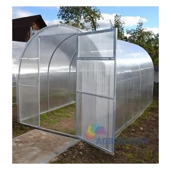 Skleník Zahradní skleník GRETA 2x4 m PC 6 mm (Zahradní skleník z polykarbonátu )