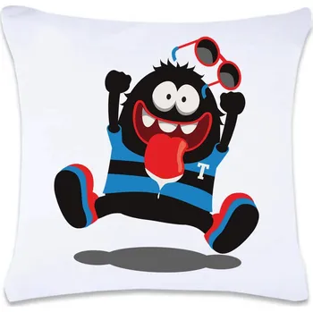 Dekorativní polštářek DOBRÝ TRIKO Polštář s potiskem 40 x 40 cm Veselá příšerka Oboustranný tisk: NE