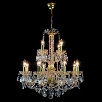 Wranovsky JWZ125122230 - Křišťálový lustr na řetězu MARIERA 12xE14/40W/230V