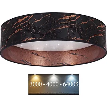 Brilagi - LED Stropní svítidlo VELVET STAR LED/24W/230V pr. 40 cm černá/měděná