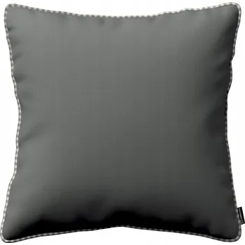 Povlak na polštářek Dekoria Povlak na polštář Gabi, šedý