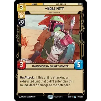 Sběratelská karetní hra Boba Fett 179/252 - Spark of Rebellion Typ karty: Standard