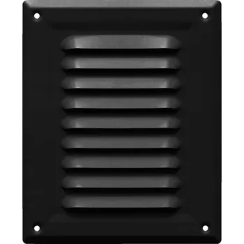 Větrací mřížka Ventilační mřížka Ventilační KratkiKominowe.pl černá