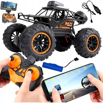 RC model auta SAMOCHÓD ZDALNIE STEROWANY Z KAMERĄ WIFI AUTO 1:18