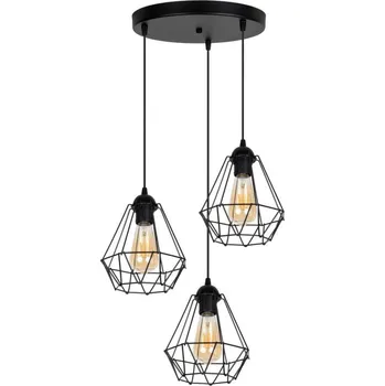 Lustr na lanku DIAMENT 3xE27/60W/230V