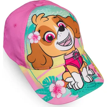 Kšiltovka Dívčí kšiltovka PAW PATROL SKYE TROPIC růžová Velikost: 54 cm