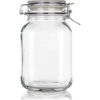 ZAVAŘOVACÍ SKLENICE nádoba na potraviny FIDO 2 L S KLIPEM BORMIOLI