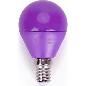 Žárovka LED Žárovka G45 E14/4W/230V fialová - Aigostar