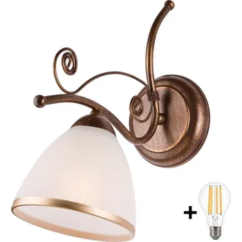 Nástěnné svítidlo Brilagi - LED Nástěnné svítidlo ANTICO 1xE27/60W/230V bronz patina