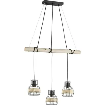 Fischer & Honsel 60798 - Lustr na lanku STRAW 3xE27/40W/230V