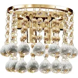 Searchlight 2402-2GO - Křišťálové nástěnné svítidlo HANNA 2xG9/33W/230V