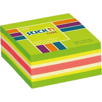 Samolepící bloček Stick’n by Hopax Bloček Hopax, 51 x 51 mm, neonově zelený