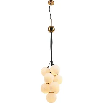 Klausen 109004 - Lustr na lanku GRAPES 10xE27/7W/230V bronz/bílá