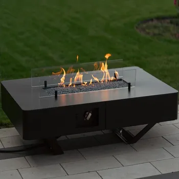 Biokrb Planika Rio Table GAS - Venkovní plynový krb 46x106 cm 10kW