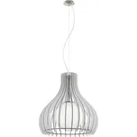 Eglo 61715 - Lustr na lanku TINDORI 1xE27/60W/230V pr. 50 cm bílá