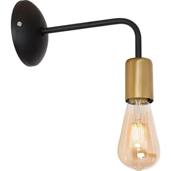 Nástěnné svítidlo Nástěnná lampa BRENDA 1xE27/60W/230V černá/zlatá