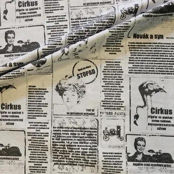 Noviny bavlna cena za 1 metr Český výrobce