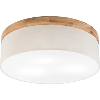 Brilagi - LED Stropní svítidlo BELLADONNA 3xE27/15W/230V pr. 50 cm krémová/dub