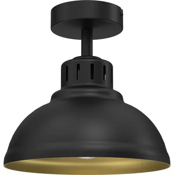 Přisazený lustr SVEN 1xE27/15W/230V černá/zlatá