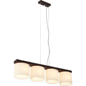 Argon 1550 - Lustr CARLO 4xE27/60W/230V hnědý