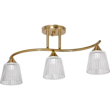 Lustr na tyči 3xE14/60W/230V zlatá